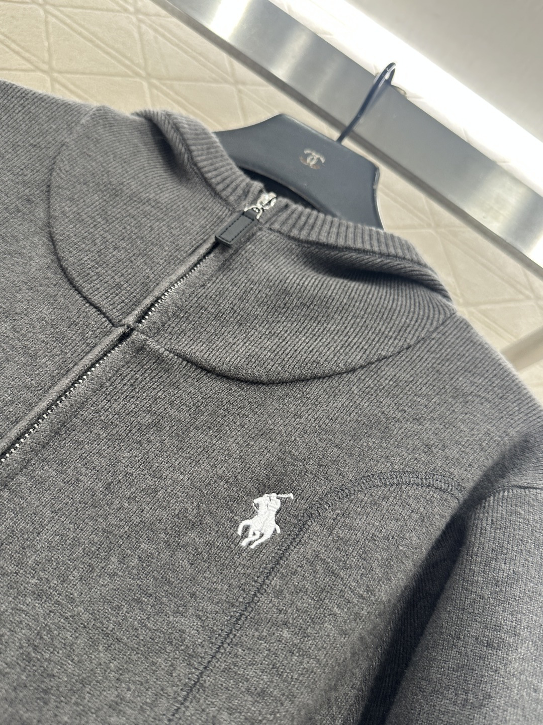 ♥Ralph Lauren*♥2026新品上架 连帽针织拉链外套定制YB羊毛纱线织造，质感细腻，穿搭舒适