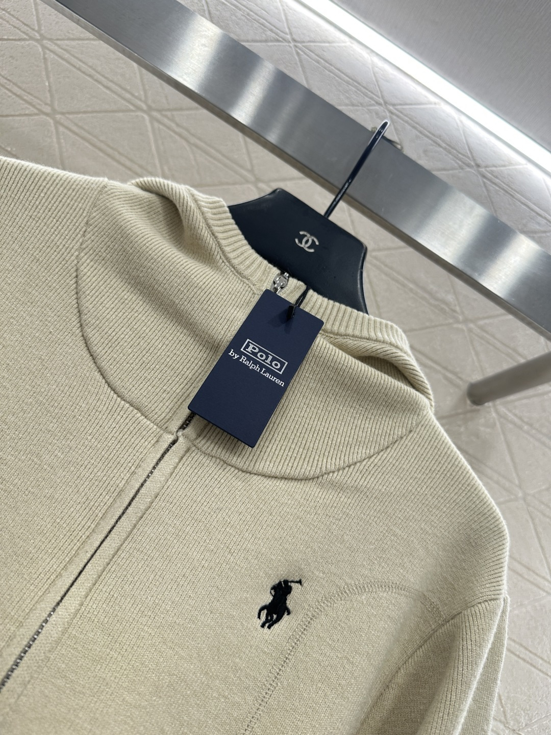 ♥Ralph Lauren*♥2026新品上架 连帽针织拉链外套定制YB羊毛纱线织造，质感细腻，穿搭舒适