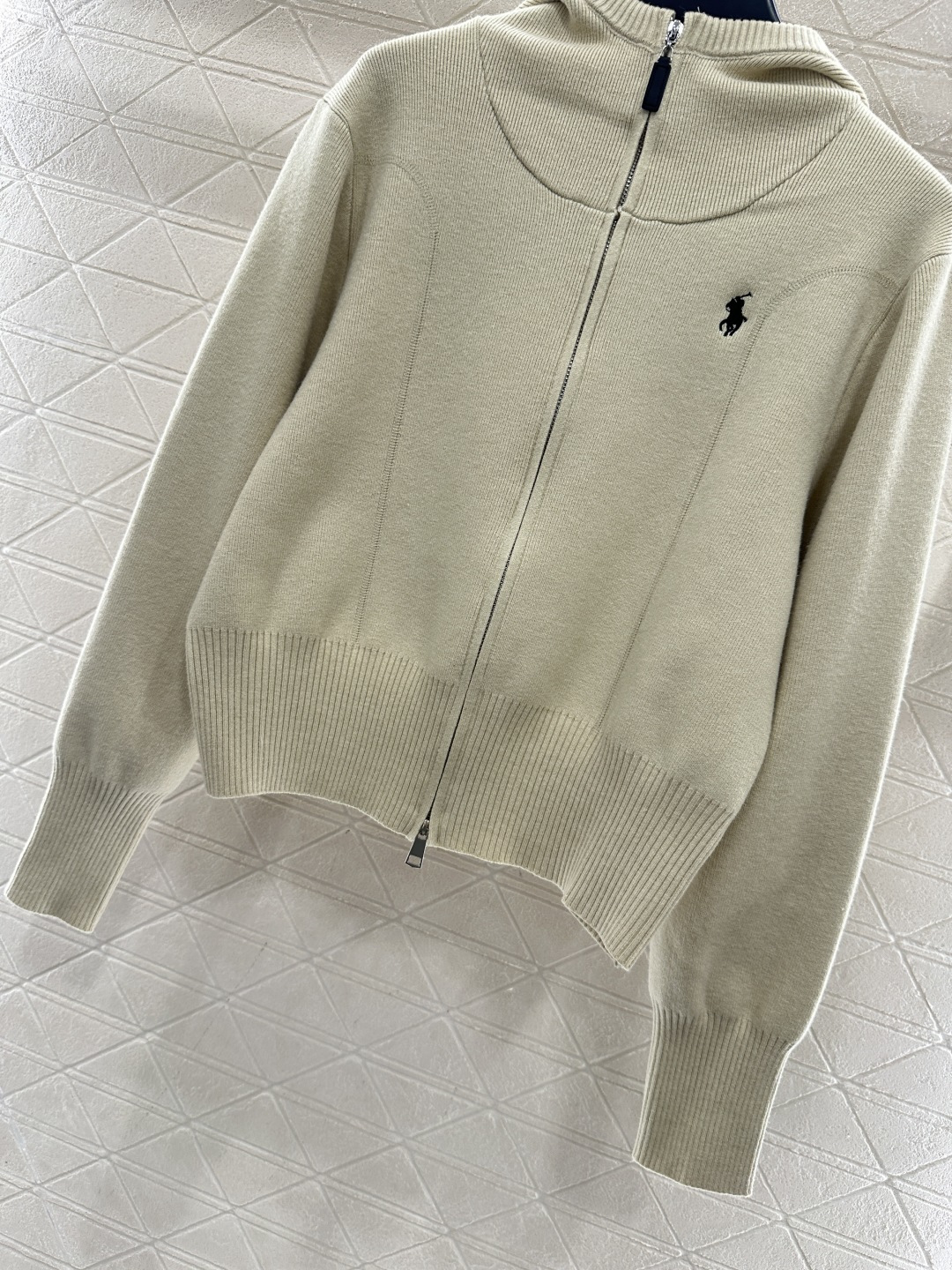 ♥Ralph Lauren*♥2026新品上架 连帽针织拉链外套定制YB羊毛纱线织造，质感细腻，穿搭舒适