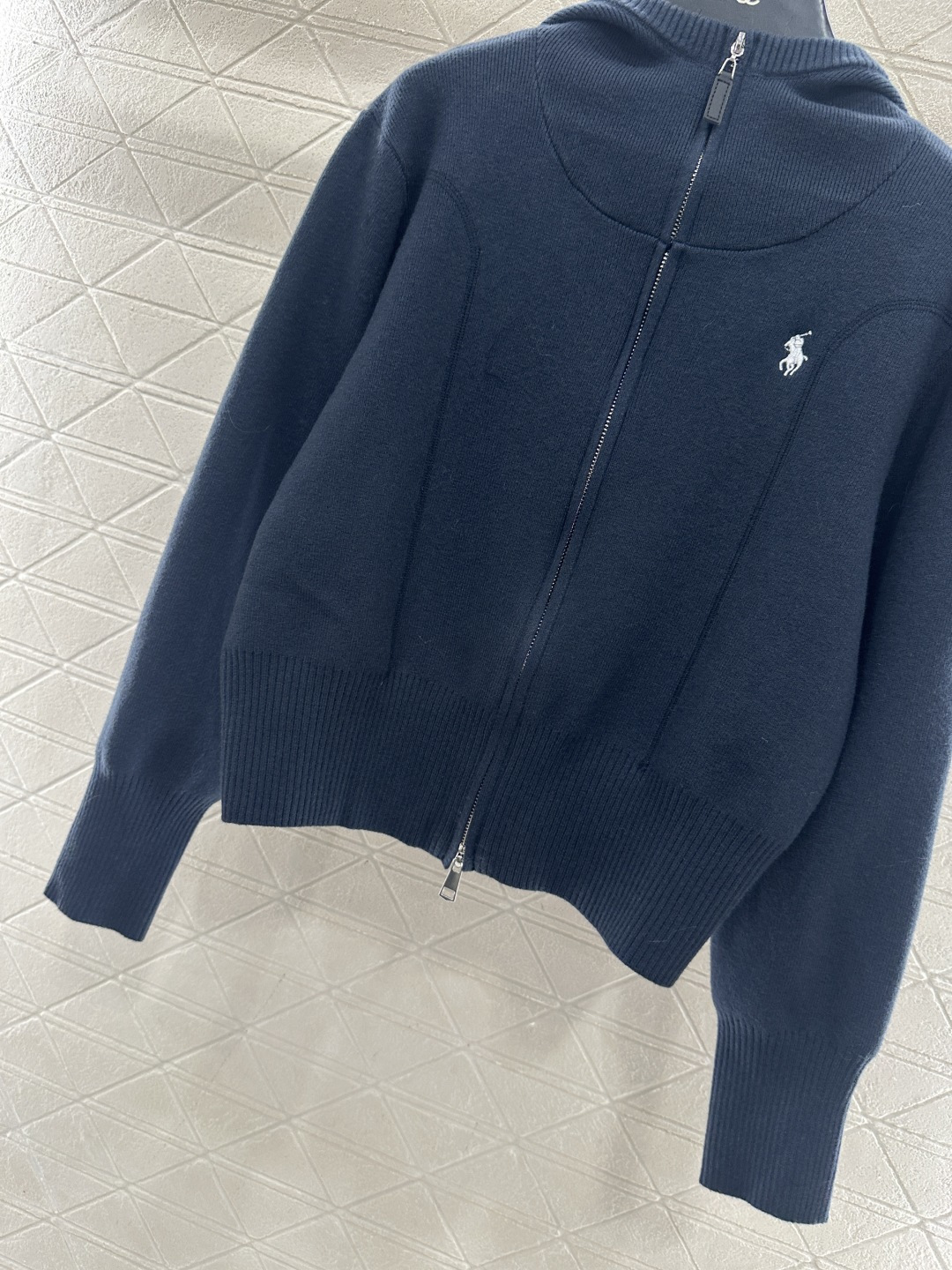 ♥Ralph Lauren*♥2026新品上架 连帽针织拉链外套定制YB羊毛纱线织造，质感细腻，穿搭舒适