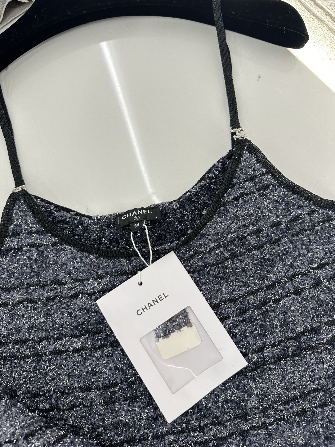 ♥Chane*♥2026新品上架 流苏针织吊带背心定制YB棉毛纱线织造，质感高级，穿搭洋气，平口领针织吊