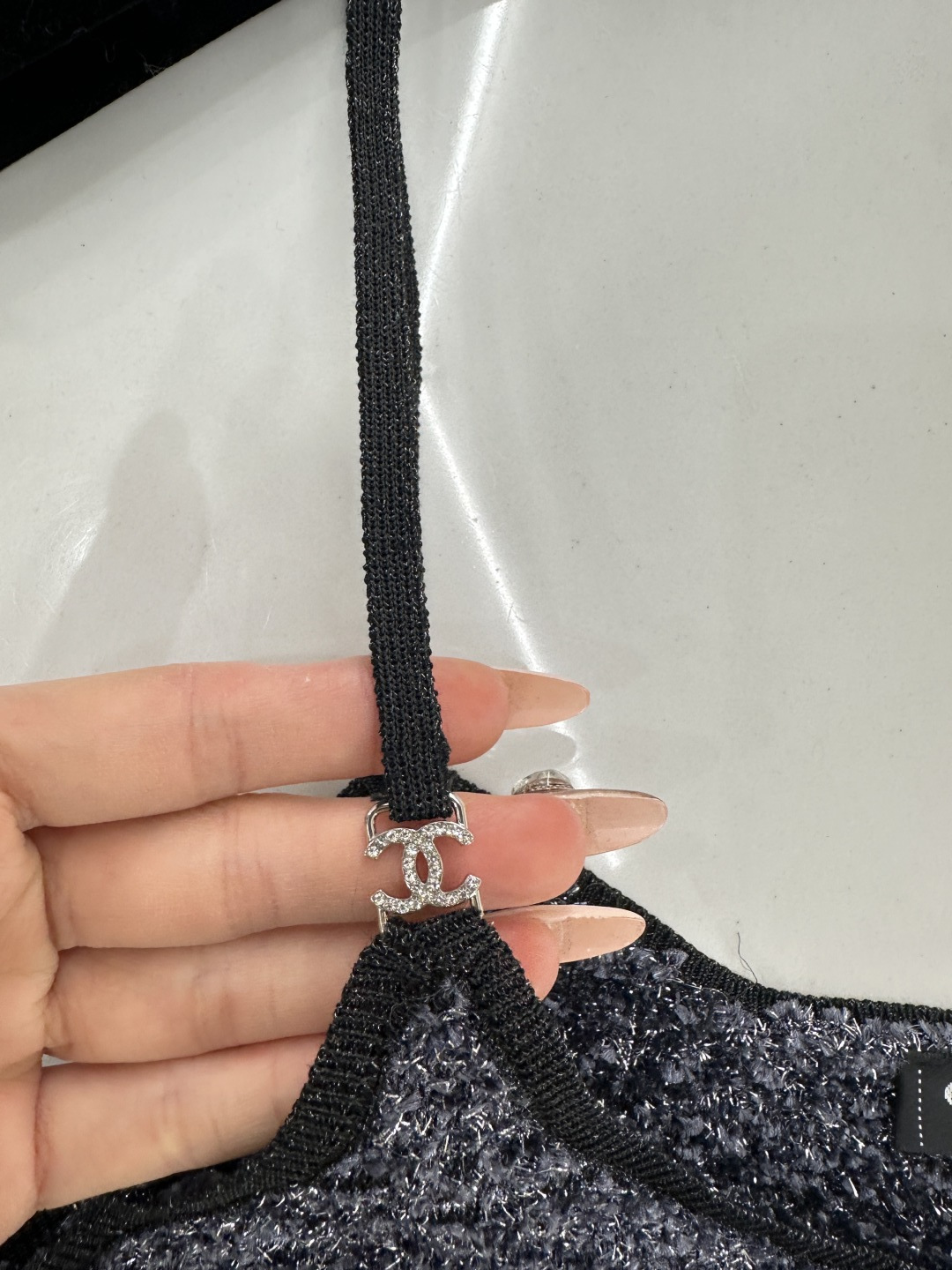 ♥Chane*♥2026新品上架 流苏针织吊带背心定制YB棉毛纱线织造，质感高级，穿搭洋气，平口领针织吊