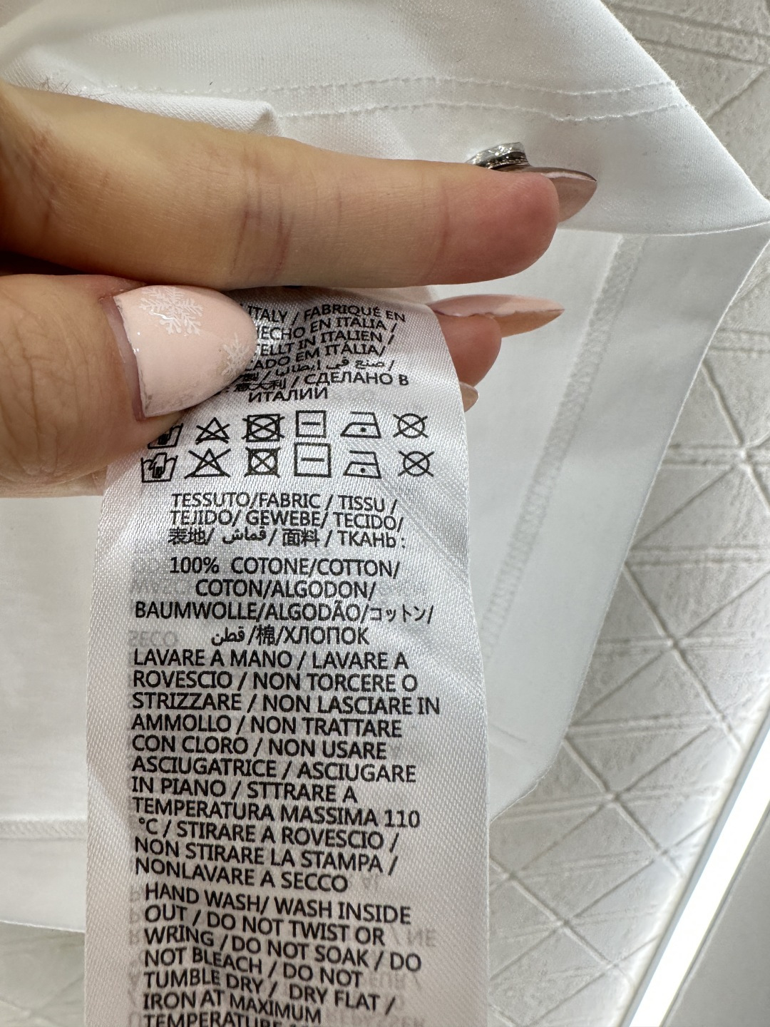 ♥Valentin*♥2026新品上架 圆领钉珠水钻徽标𝑇𝑒𝑒定制YB丝光全棉材质，透气舒适，质感十足，