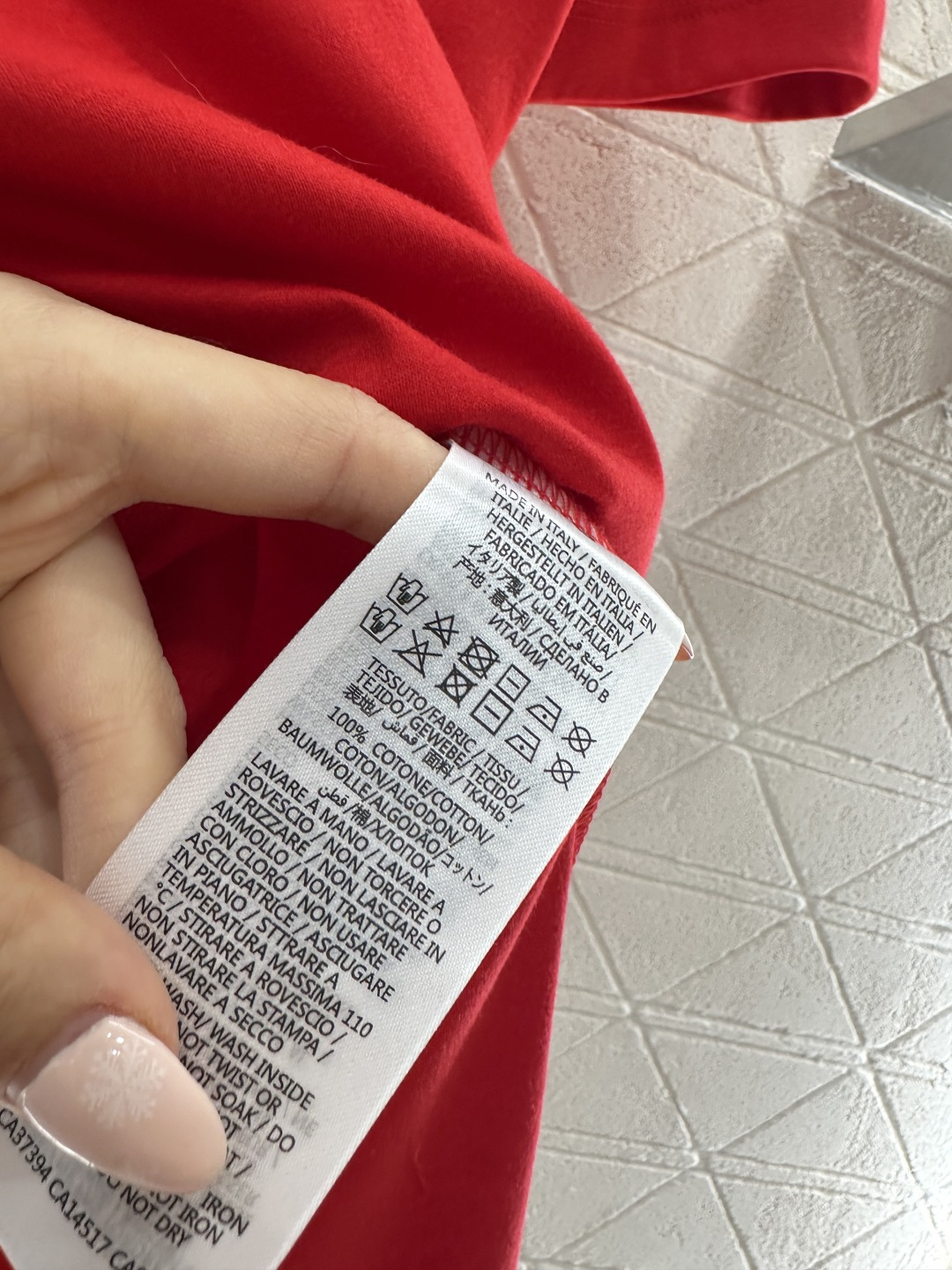 ♥Valentin*♥2026新品上架 圆领钉珠水钻徽标𝑇𝑒𝑒定制YB丝光全棉材质，透气舒适，质感十足，