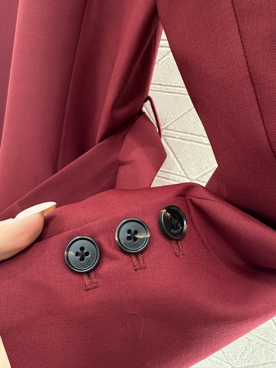 ♥Loew*♥2026新品上架 廓形腰带西装外套长裤套装定制YB进口精仿羊毛材质，富含百分之之80，质感