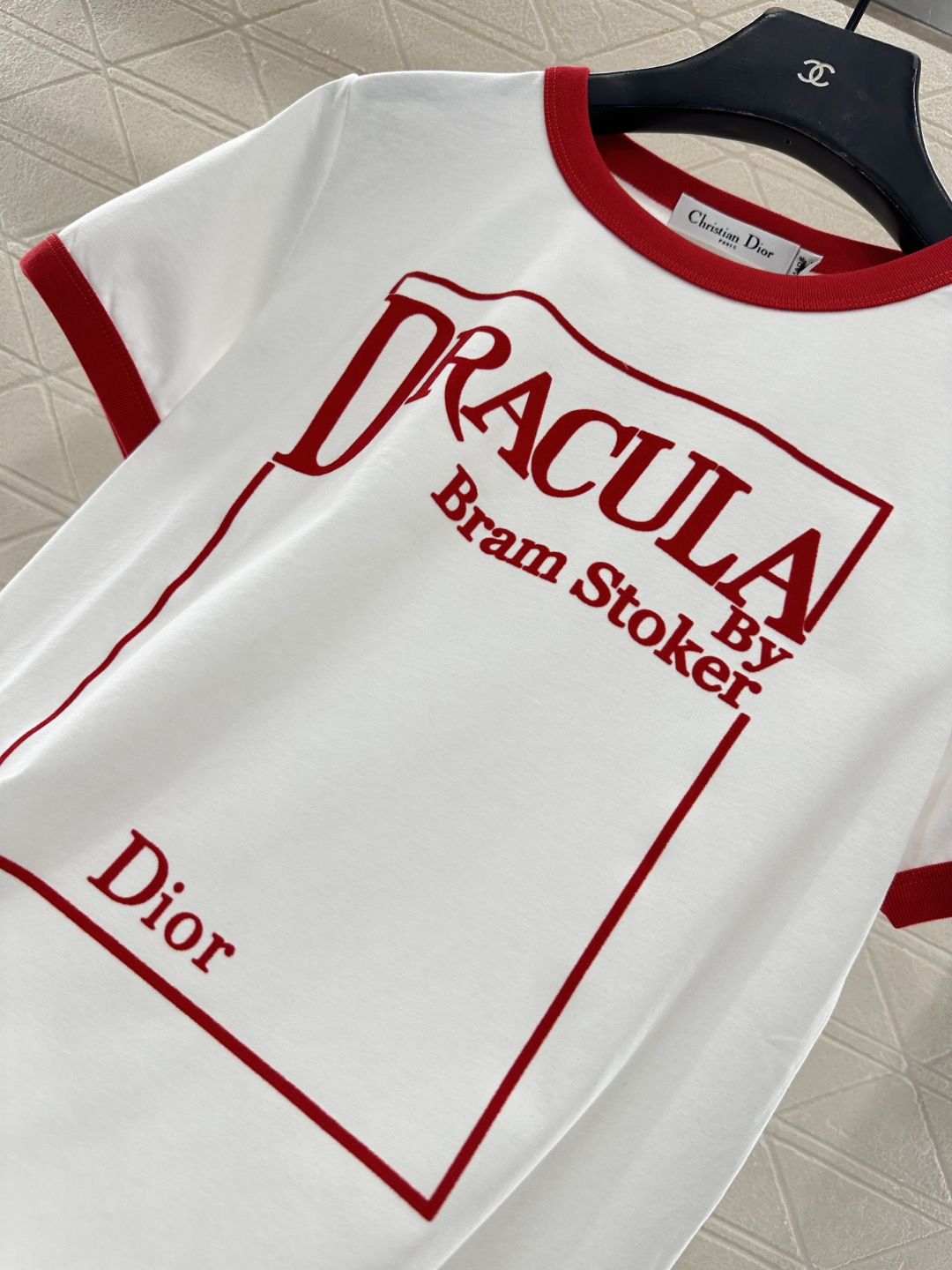 ♥Dio*♥2026新品上架 螺纹撞色圆领徽标𝑇𝑒𝑒定制YB丝光全棉材质，柔软亲肤，舒适有型，常规短袖𝑇