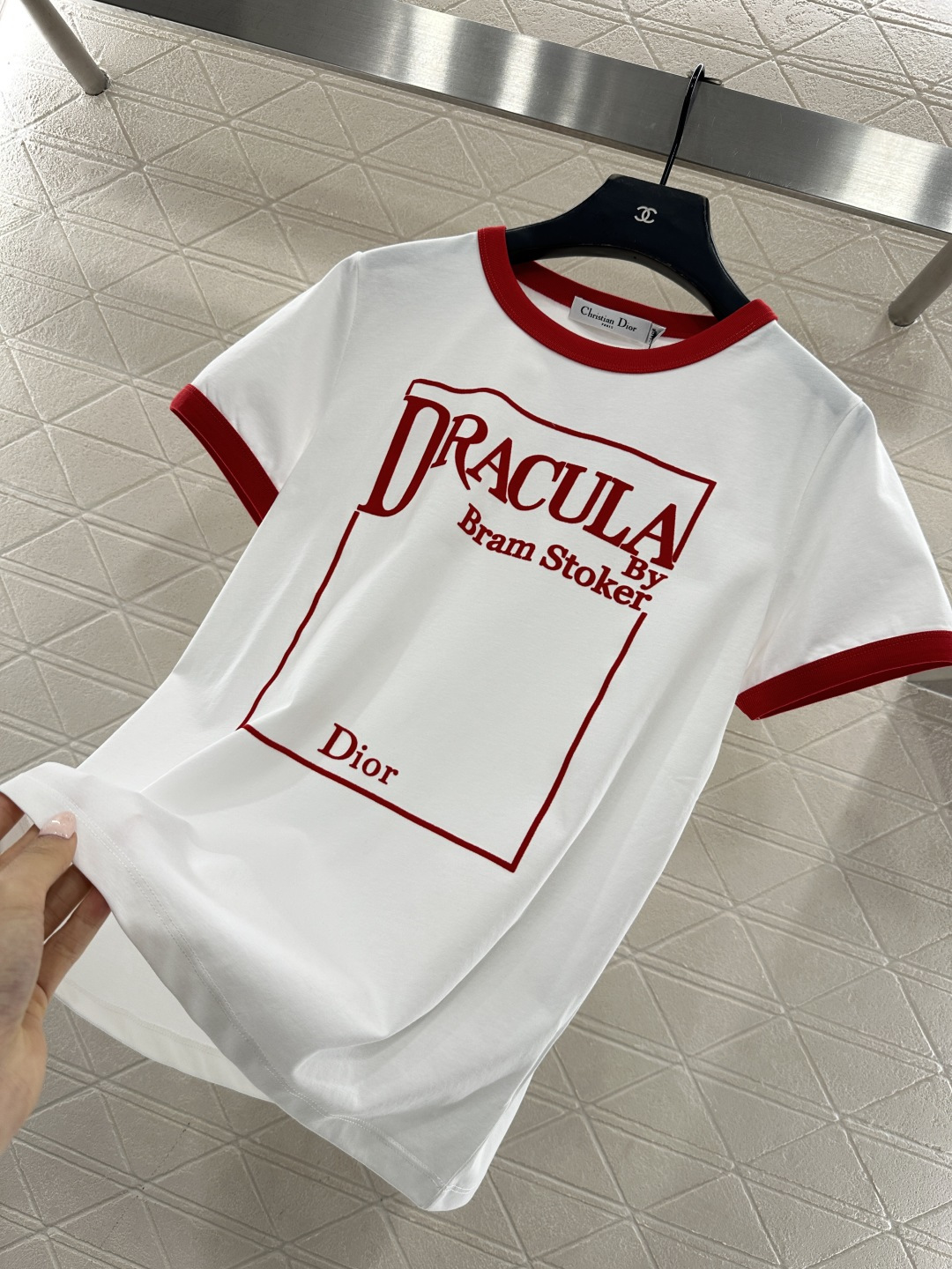 ♥Dio*♥2026新品上架 螺纹撞色圆领徽标𝑇𝑒𝑒定制YB丝光全棉材质，柔软亲肤，舒适有型，常规短袖𝑇