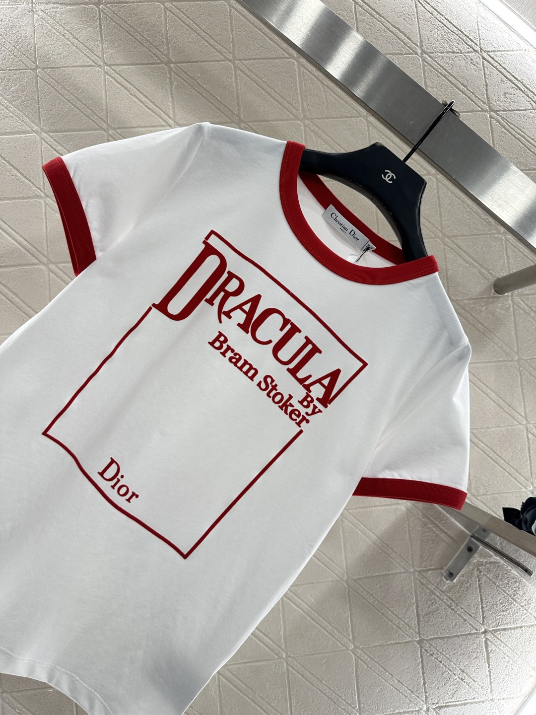 ♥Dio*♥2026新品上架 螺纹撞色圆领徽标𝑇𝑒𝑒定制YB丝光全棉材质，柔软亲肤，舒适有型，常规短袖𝑇