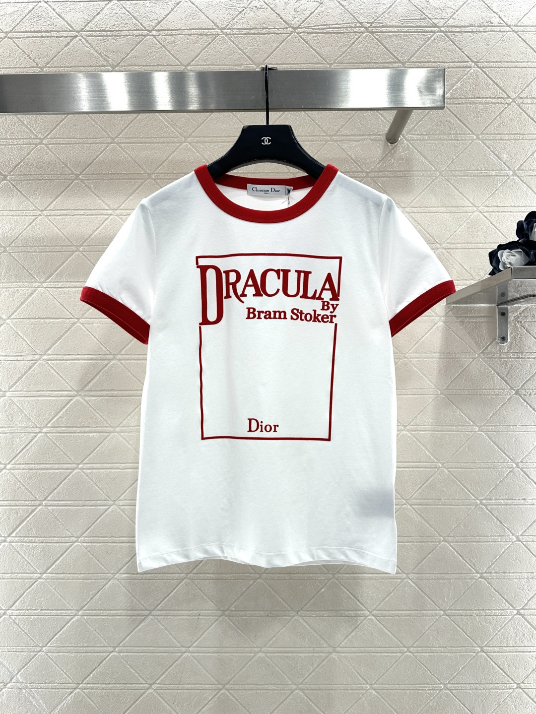 ♥Dio*♥2026新品上架 螺纹撞色圆领徽标𝑇𝑒𝑒定制YB丝光全棉材质，柔软亲肤，舒适有型，常规短袖𝑇