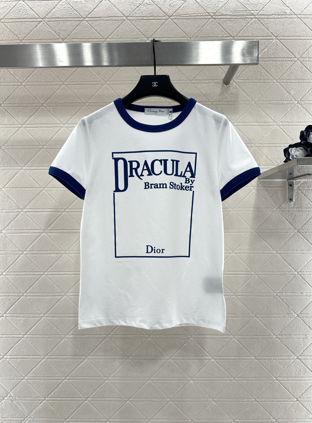 ♥Dio*♥2026新品上架 螺纹撞色圆领徽标𝑇𝑒𝑒定制YB丝光全棉材质，柔软亲肤，舒适有型，常规短袖𝑇