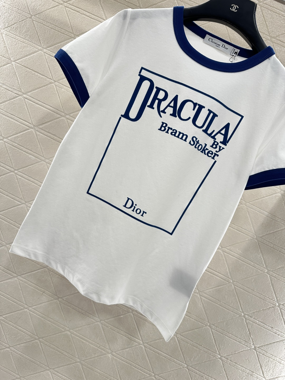 ♥Dio*♥2026新品上架 螺纹撞色圆领徽标𝑇𝑒𝑒定制YB丝光全棉材质，柔软亲肤，舒适有型，常规短袖𝑇