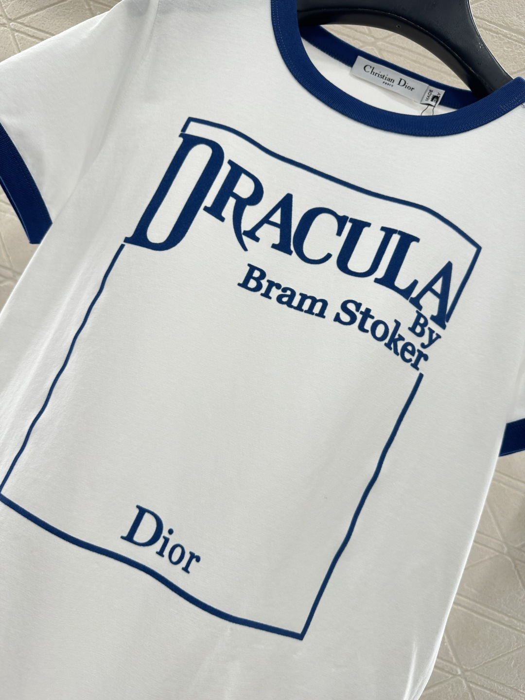 ♥Dio*♥2026新品上架 螺纹撞色圆领徽标𝑇𝑒𝑒定制YB丝光全棉材质，柔软亲肤，舒适有型，常规短袖𝑇