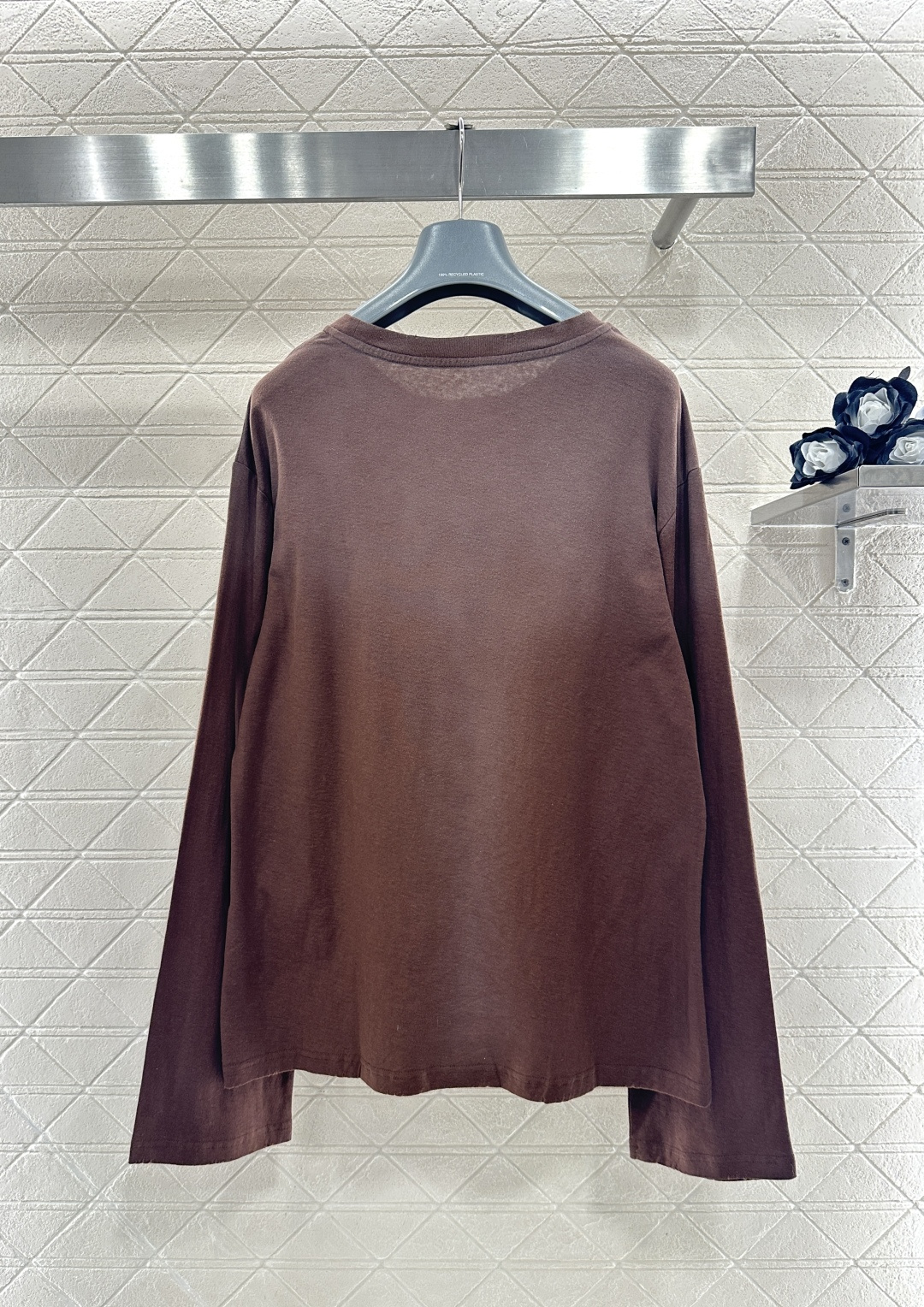 ♥Acne studio*♥2026新品上架 重工水洗做旧字母长袖定制YB亚麻棉材质，质感舒适，弹力好穿