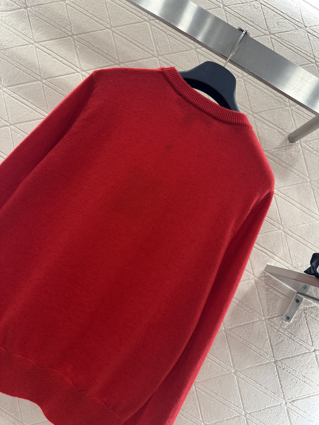 ♥Louis vuitto*♥2026新品上架 马海毛刺绣字母针织毛衣定制YB羊毛纱线织造，穿搭舒适，质