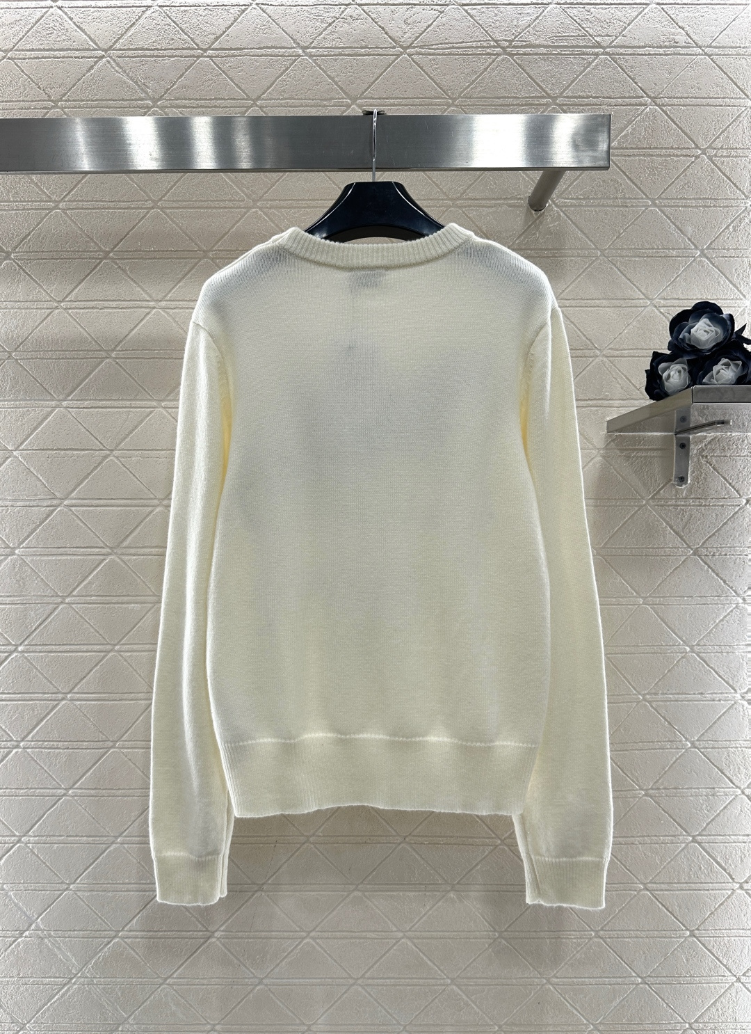 ♥Celin*♥2026新品上架 印花凯旋门针织毛衣定制YB羊绒纱线织造，穿搭舒适，质感十足，圆领针织套