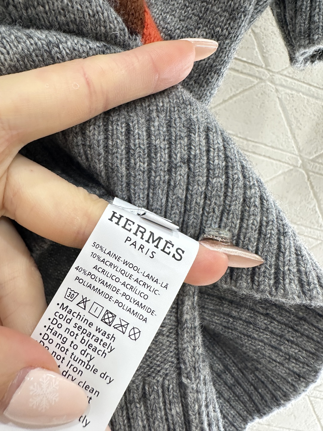 ♥Herme*♥2026新品上架 贺岁提花马头针织短袖新年贺岁系列#定制YB羊毛纱线织造，穿搭舒适，质感