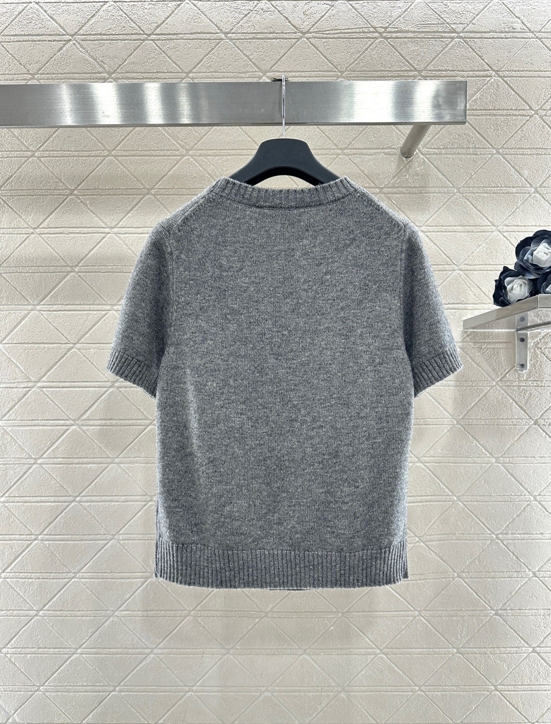 ♥Herme*♥2026新品上架 贺岁提花马头针织短袖新年贺岁系列#定制YB羊毛纱线织造，穿搭舒适，质感