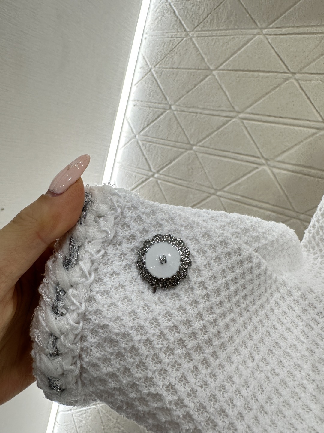 ♥Chane*♥2026新品上架 圆领捆边外套定制YB进口粗纺羊毛呢材质，质感高级，品相十足，圆领洋装外