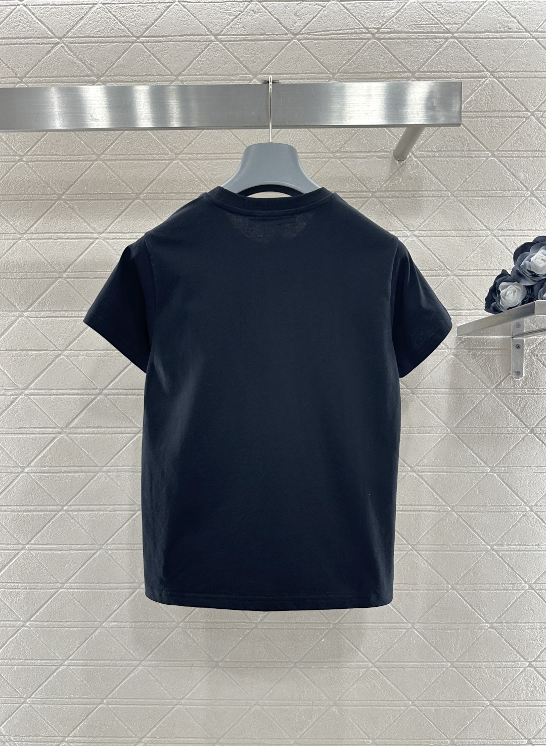 ♥Alexander wan*♥2026新品上架 圆领起泡印花徽标𝑇𝑒𝑒定制YB丝光全棉材质，质感光泽，