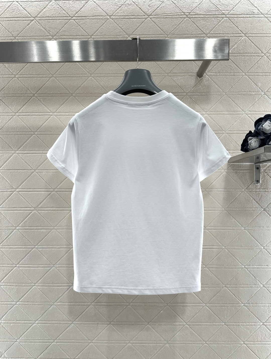 ♥Alexander wan*♥2026新品上架 圆领起泡印花徽标𝑇𝑒𝑒定制YB丝光全棉材质，质感光泽，