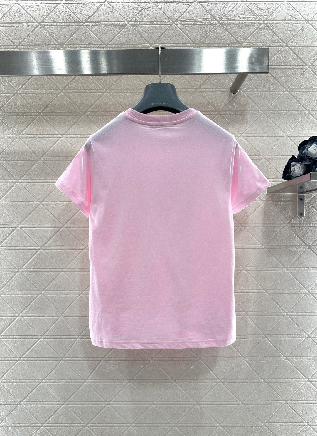 ♥Alexander wan*♥2026新品上架 圆领起泡印花徽标𝑇𝑒𝑒定制YB丝光全棉材质，质感光泽，