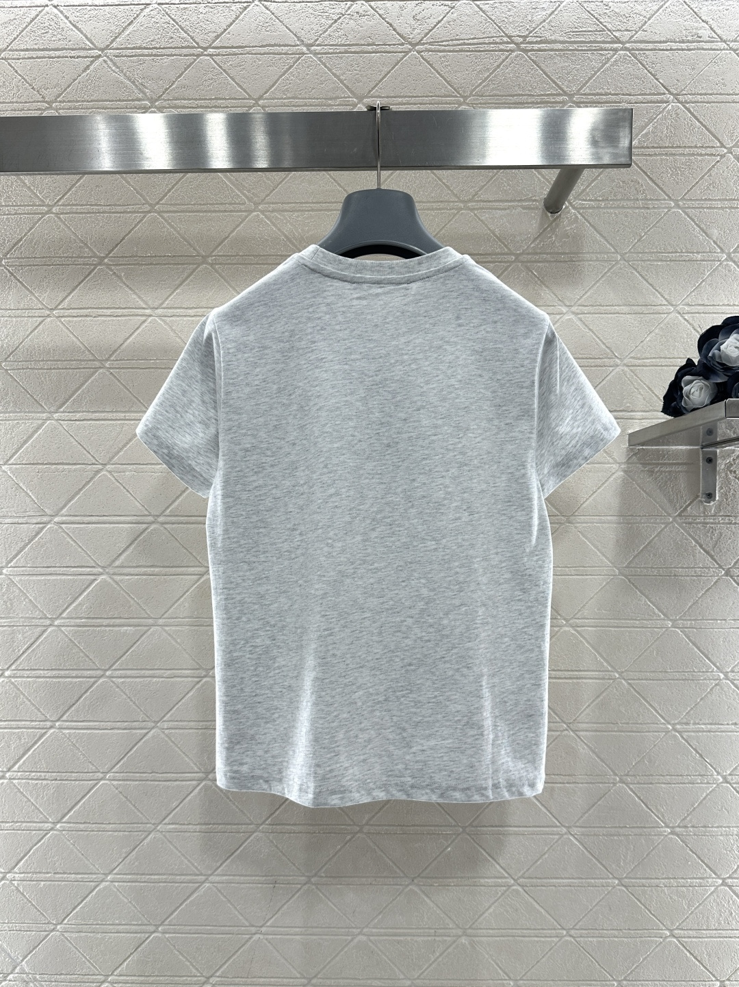 ♥Alexander wan*♥2026新品上架 圆领起泡印花徽标𝑇𝑒𝑒定制YB丝光全棉材质，质感光泽，