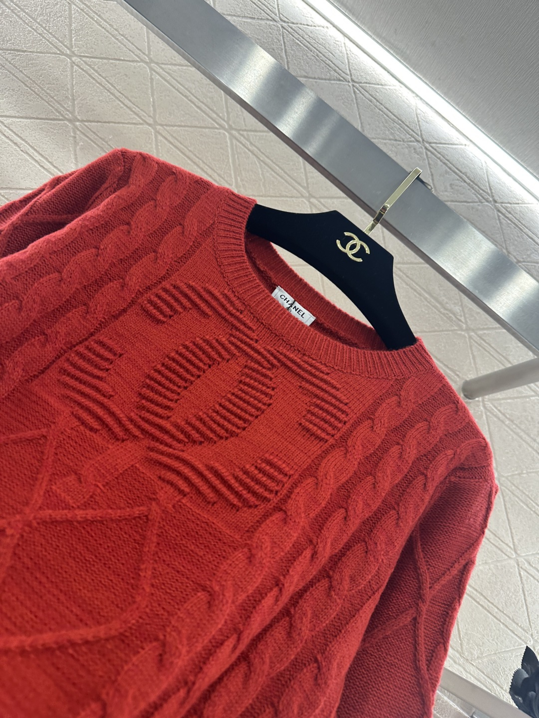 ♥Chane*♥2026新品上架 圆领麻花针织套头毛衣定制YB羊毛纱线织造，质感细腻，穿搭舒适，圆领针织