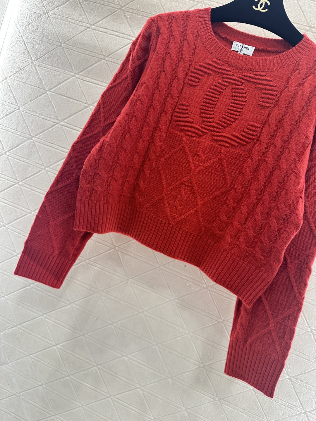 ♥Chane*♥2026新品上架 圆领麻花针织套头毛衣定制YB羊毛纱线织造，质感细腻，穿搭舒适，圆领针织