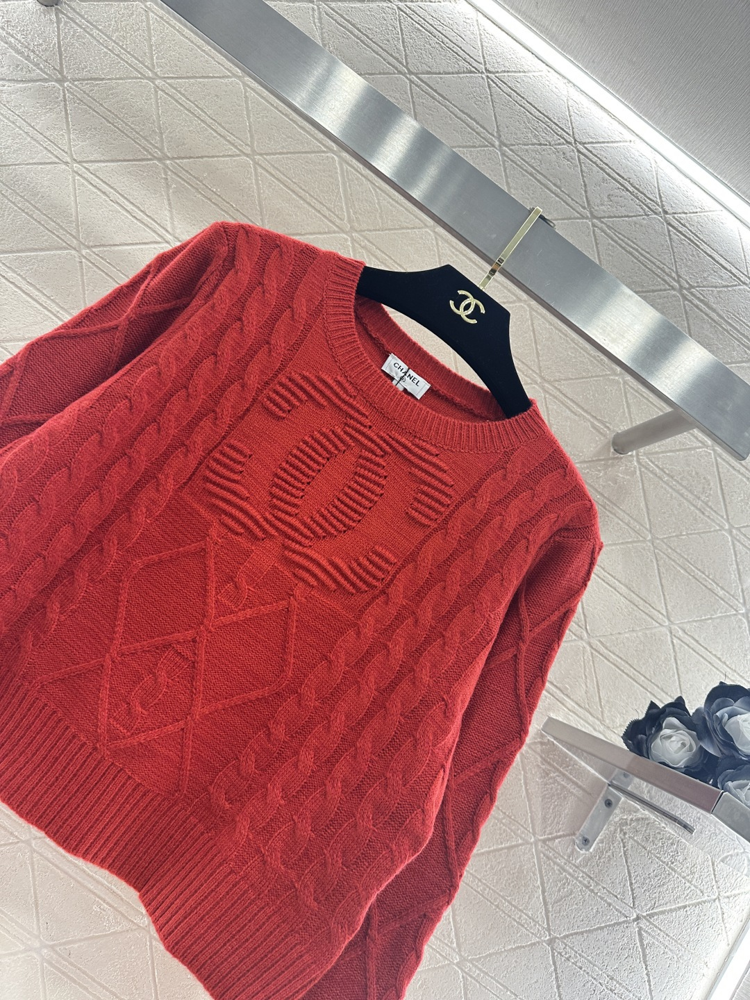 ♥Chane*♥2026新品上架 圆领麻花针织套头毛衣定制YB羊毛纱线织造，质感细腻，穿搭舒适，圆领针织