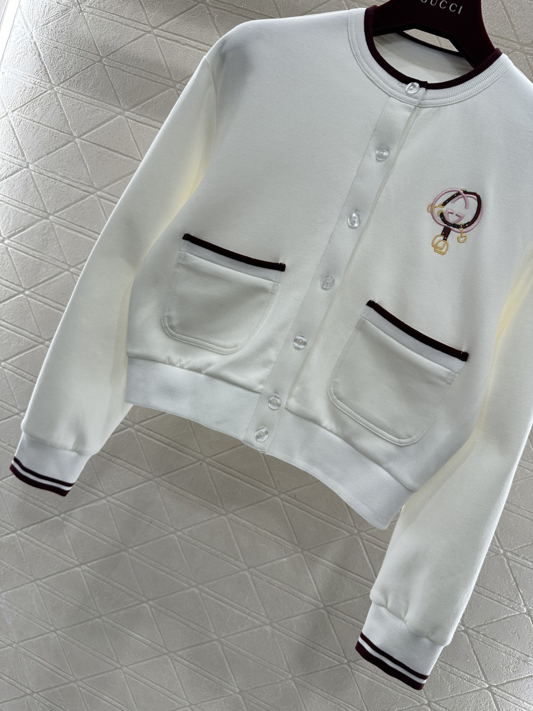 ♥Gucc*♥2026新品上架 贺岁开衫外套短裤套装新年贺岁系列#定制YB斜纹全棉材质，柔软亲肤，穿搭舒
