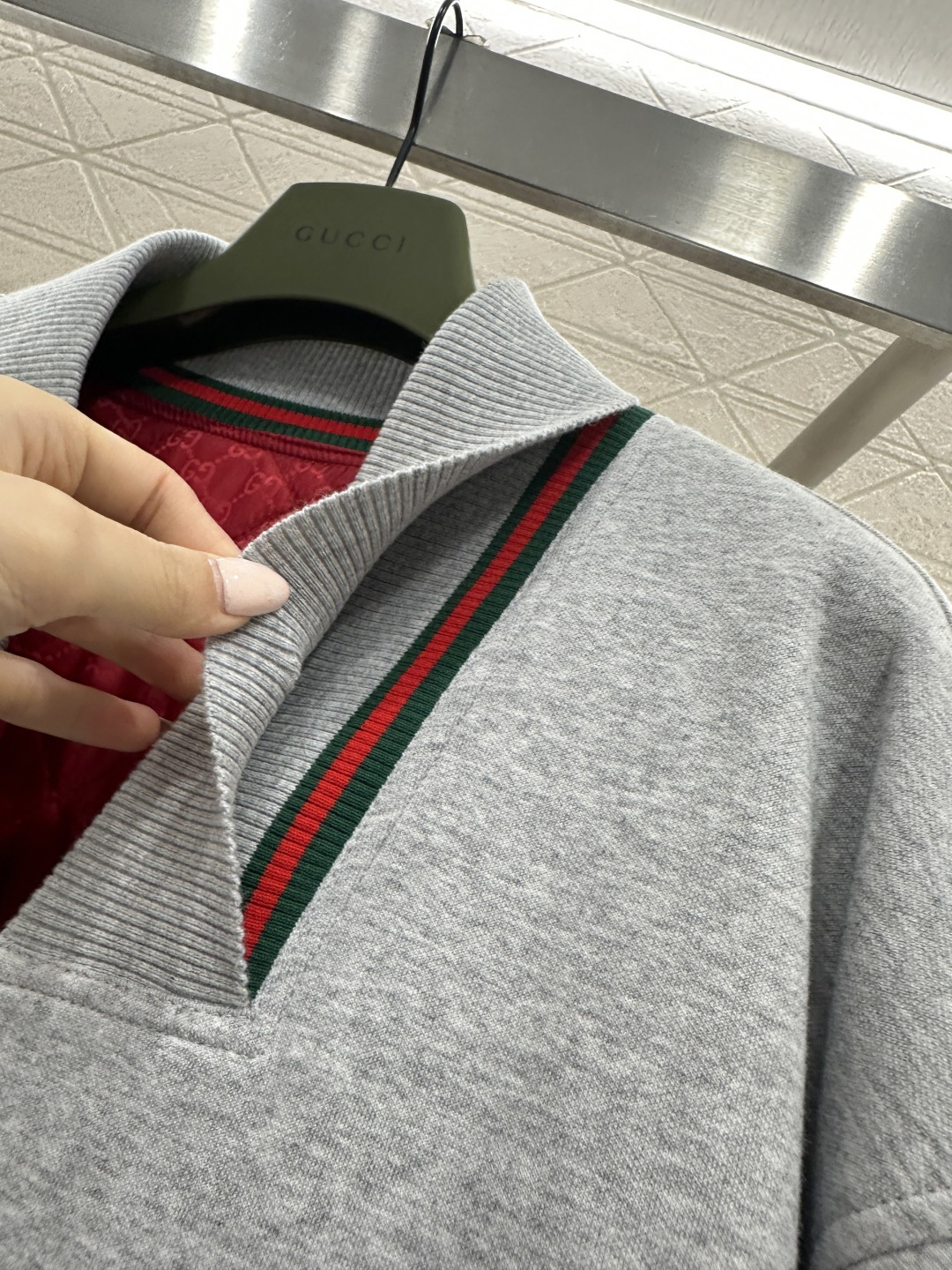 ♥Gucc*♥2026新品上架 贺岁拉链棉服外套新年贺岁系列#定制YB斜纹全棉材质，质感高级，挺括有型，