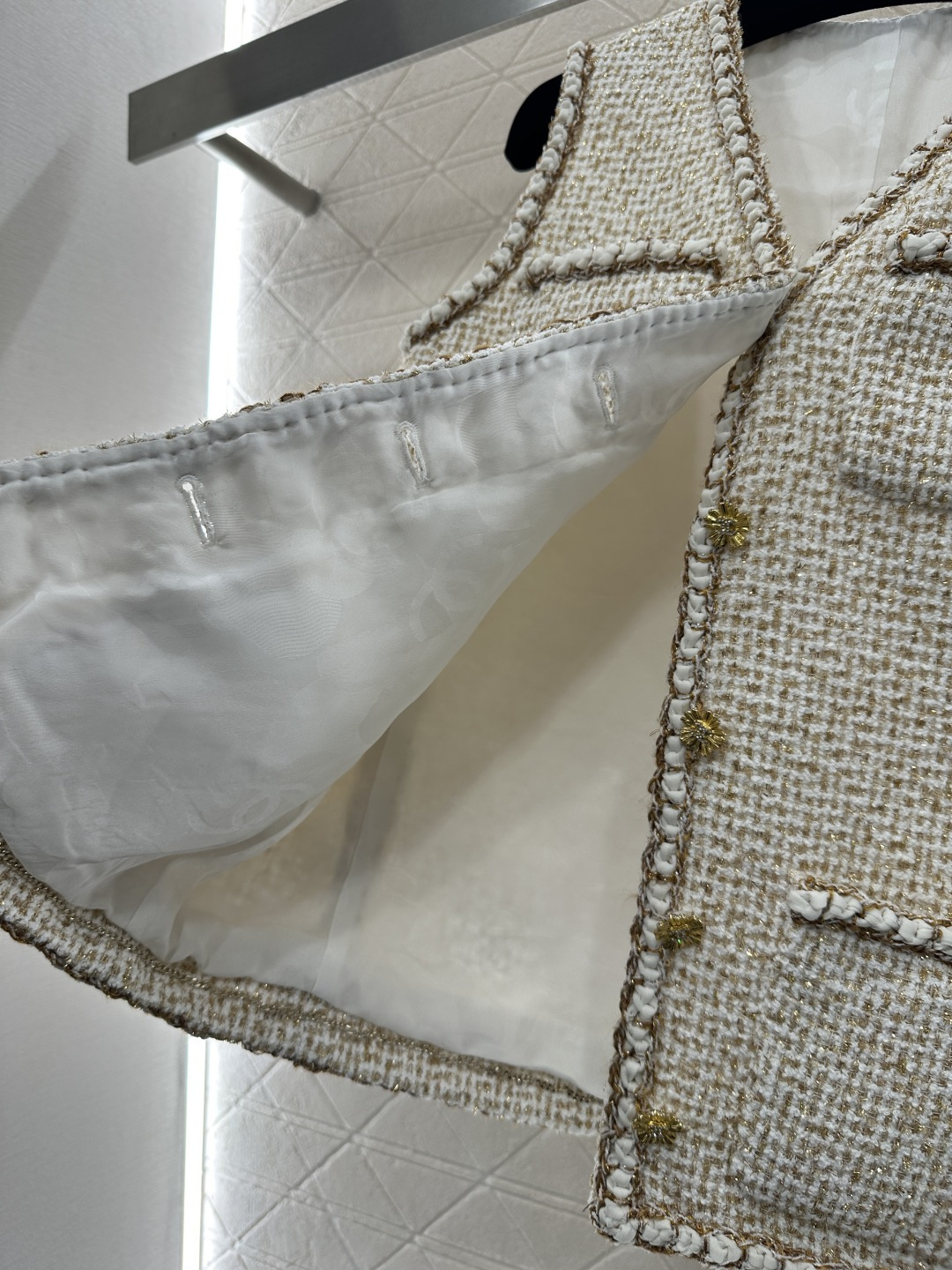 ♥Chane*♥2026新品上架 捆边洋装马甲定制YB进口粗纺羊毛呢材质，质感高级，品相十足，洋装马甲外