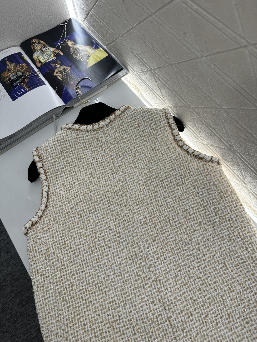 ♥Chane*♥2026新品上架 捆边洋装马甲定制YB进口粗纺羊毛呢材质，质感高级，品相十足，洋装马甲外