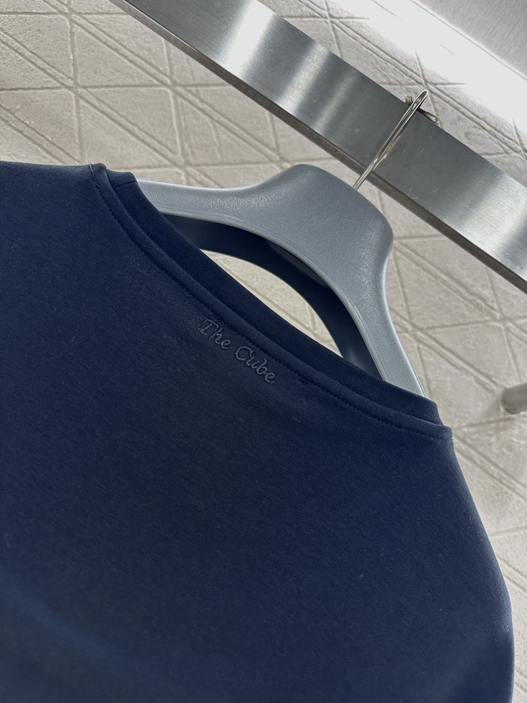 ♥Maxmar*♥2026新品上架 圆领刺绣徽标𝑇𝑒𝑒定制YB原生全棉材质，透气舒适，质感十足，常规正肩