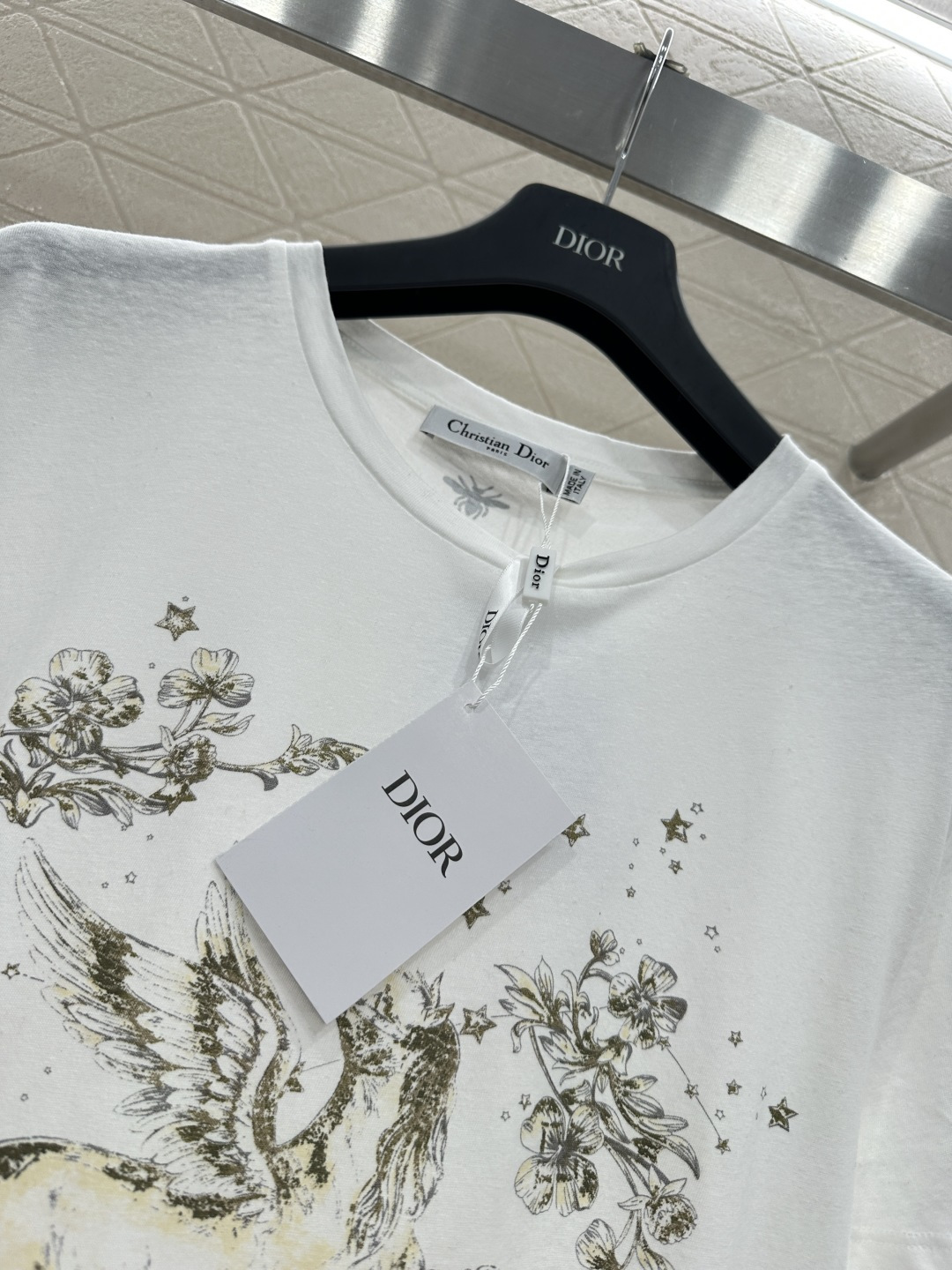 ♥Dio*♥2026新品上架 贺岁限定印花徽标𝑇𝑒𝑒新年贺岁限定系列#定制YB进口棉麻材质，德国进口机器