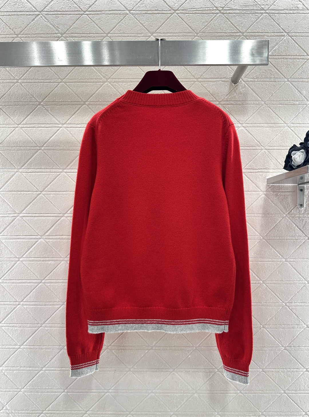 ♥Gucc*♥2026新品上架 贺岁提花马年针织毛衣新年贺岁系列#定制YB羊毛纱线织造，穿搭舒适，质感十