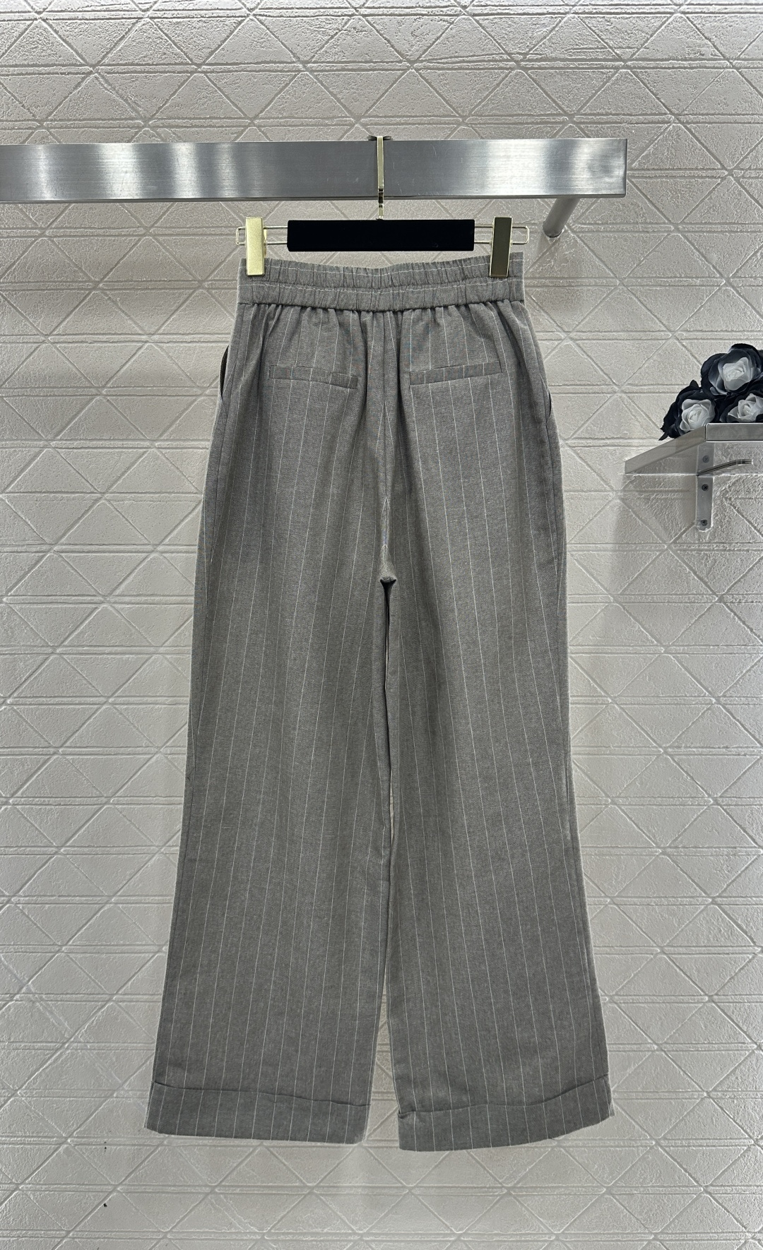 ♥MaxMar*♥2026新品上架 条纹西装外套长裤套装定制YB进口西装材质，质感高级，垂顺有型，正肩廓