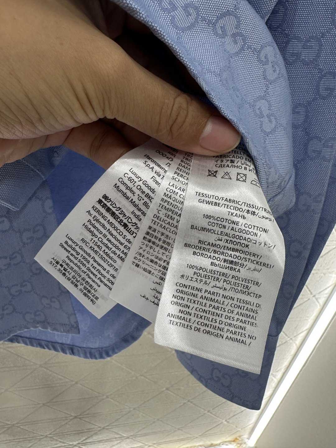 ♥Gucc*♥2026新品上架 贺岁提花刺绣口袋衬衫新年贺岁限定系列#定制YB原生提花全棉材质，质感细腻