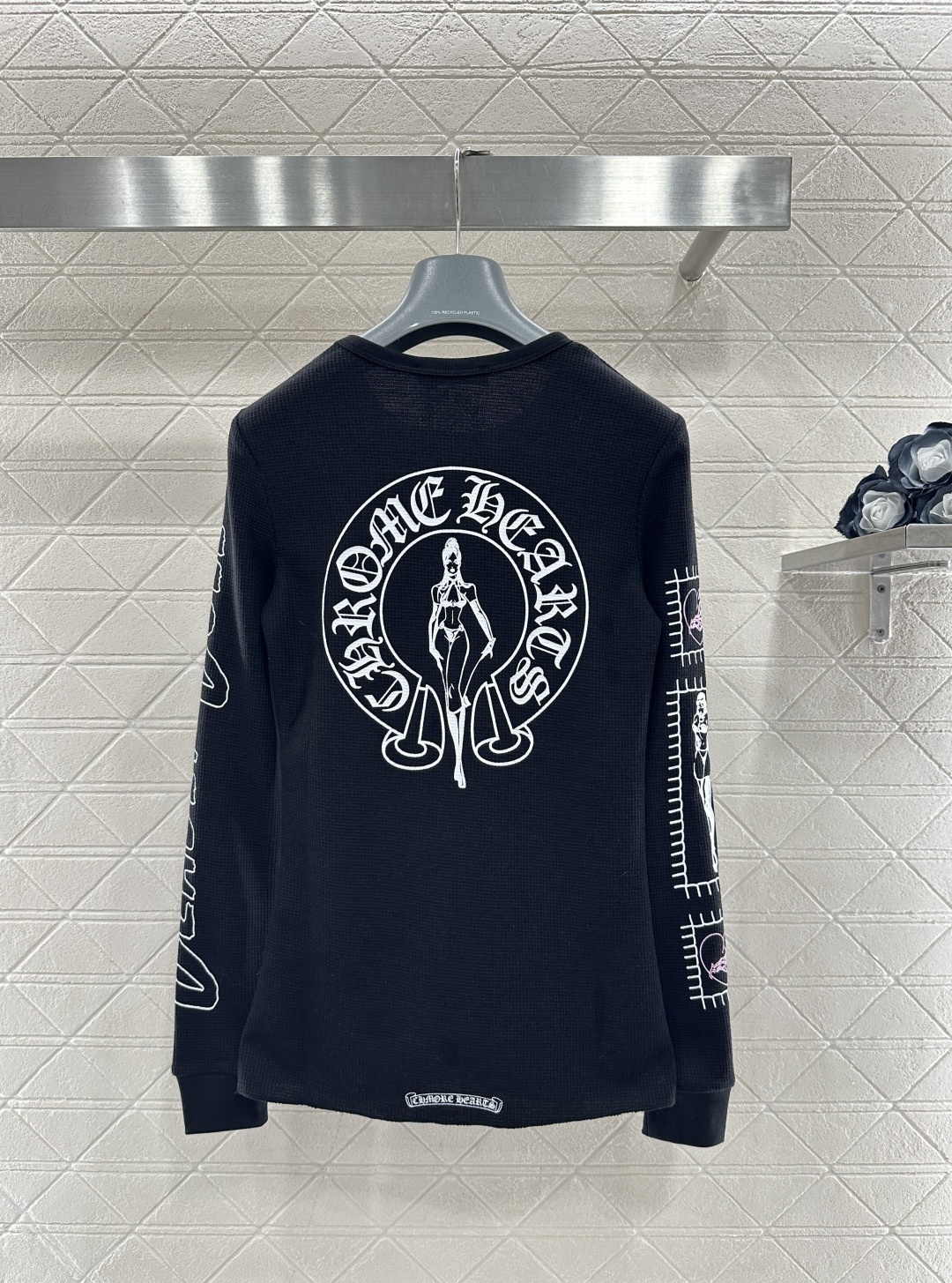 ♥Chrome hear*♥2026新品上架 十字架全棉上衣定制YB斜纹全棉材质，质感细腻，穿搭弹力舒适