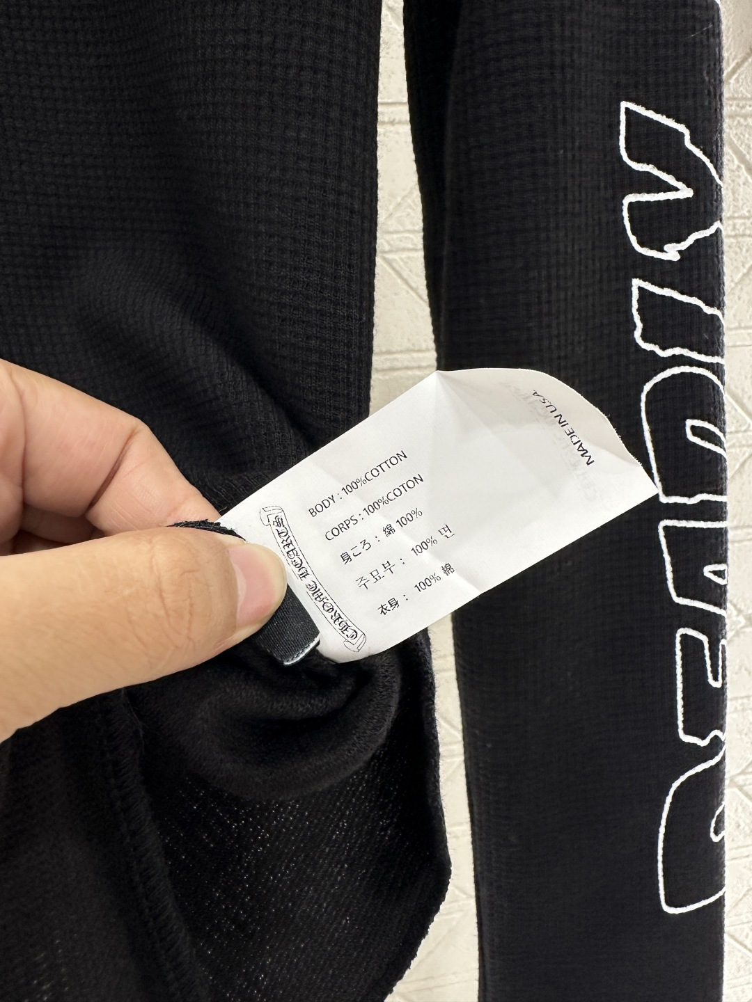 ♥Chrome hear*♥2026新品上架 十字架全棉上衣定制YB斜纹全棉材质，质感细腻，穿搭弹力舒适