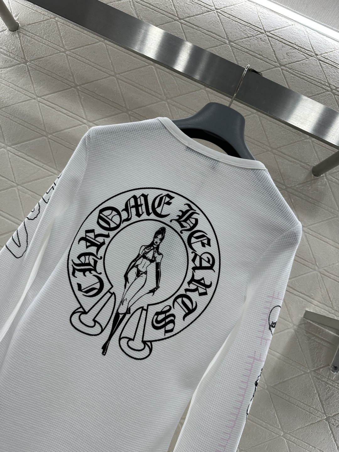 ♥Chrome hear*♥2026新品上架 十字架全棉上衣定制YB斜纹全棉材质，质感细腻，穿搭弹力舒适