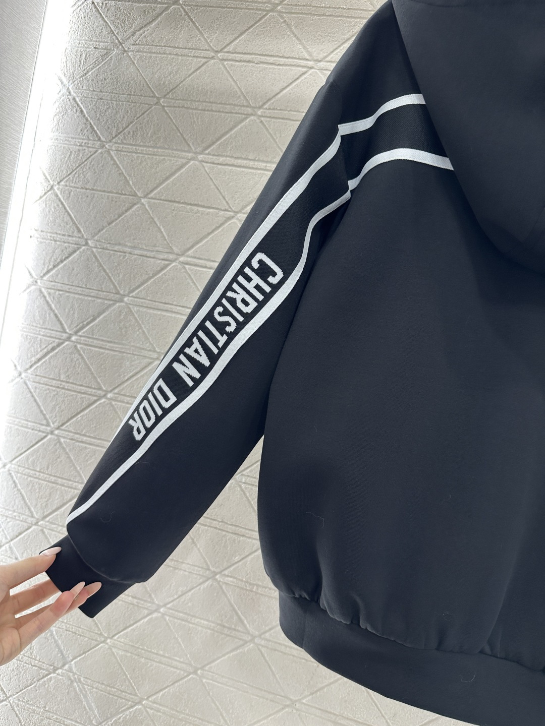 ♥Dio*♥2026新品上架 连帽抽绳拉链卫衣外套定制YB进口材质，舒适软糯，穿搭洋气，连帽拉链卫衣外套