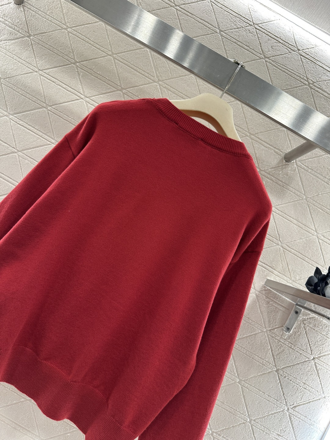 ♥Miumi*♥2026新品上架 贺岁提花马年针织毛衣新年贺岁系列#定制YB羊毛纱线织造，穿搭舒适，质感