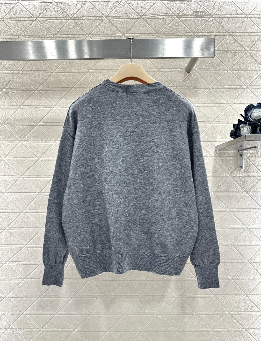 ♥Miumi*♥2026新品上架 贺岁提花马年针织毛衣新年贺岁系列#定制YB羊毛纱线织造，穿搭舒适，质感