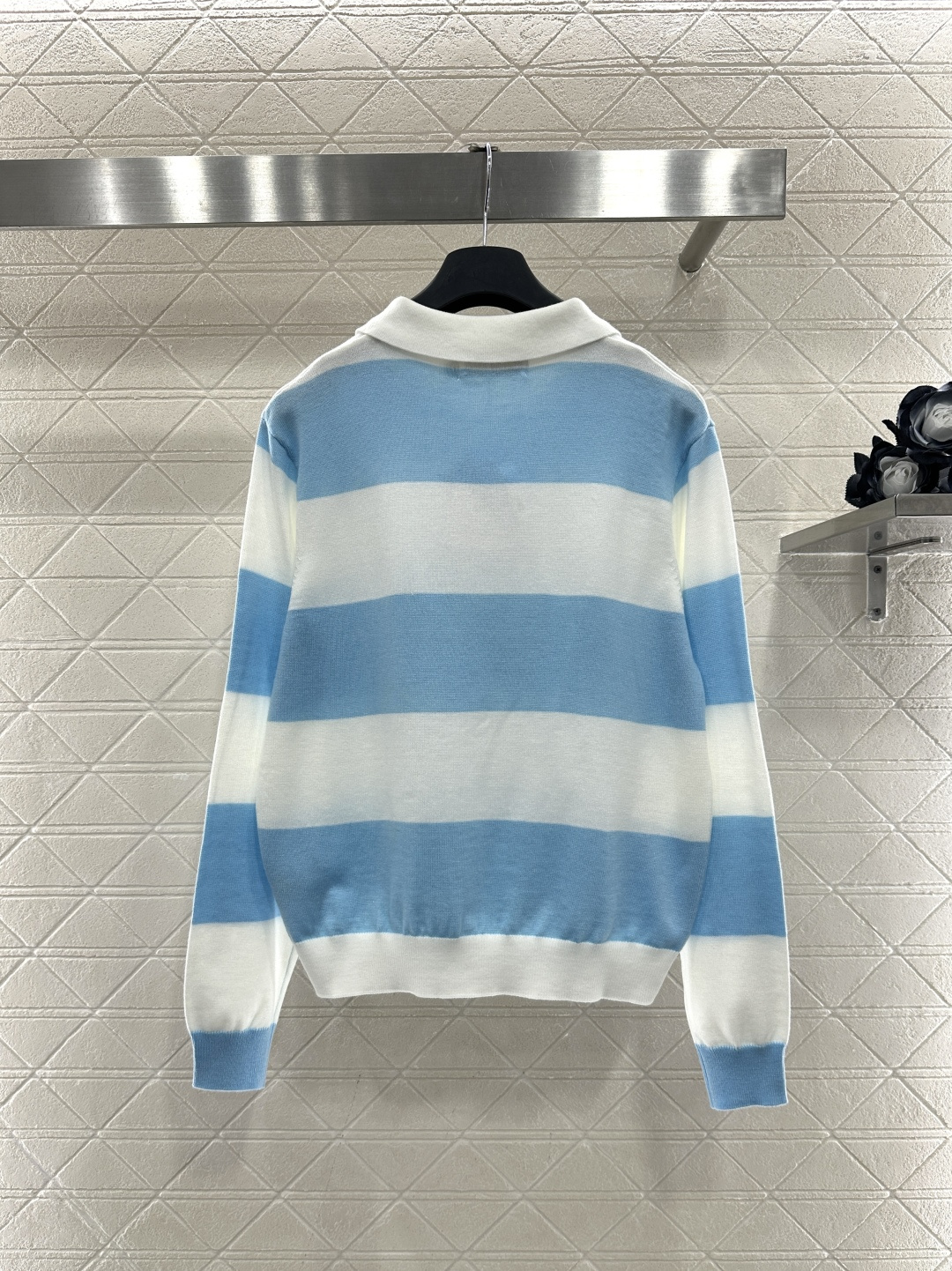 ♥Dio*♥2026新品上架 针织条纹𝑝𝑜𝑙𝑜长袖定制YB全棉纱线织造，密度细针织造，软糯质地，舒适亲肤