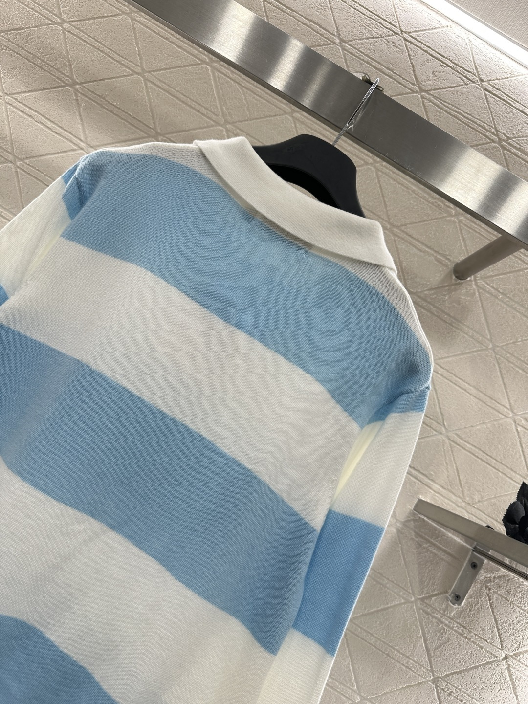 ♥Dio*♥2026新品上架 针织条纹𝑝𝑜𝑙𝑜长袖定制YB全棉纱线织造，密度细针织造，软糯质地，舒适亲肤