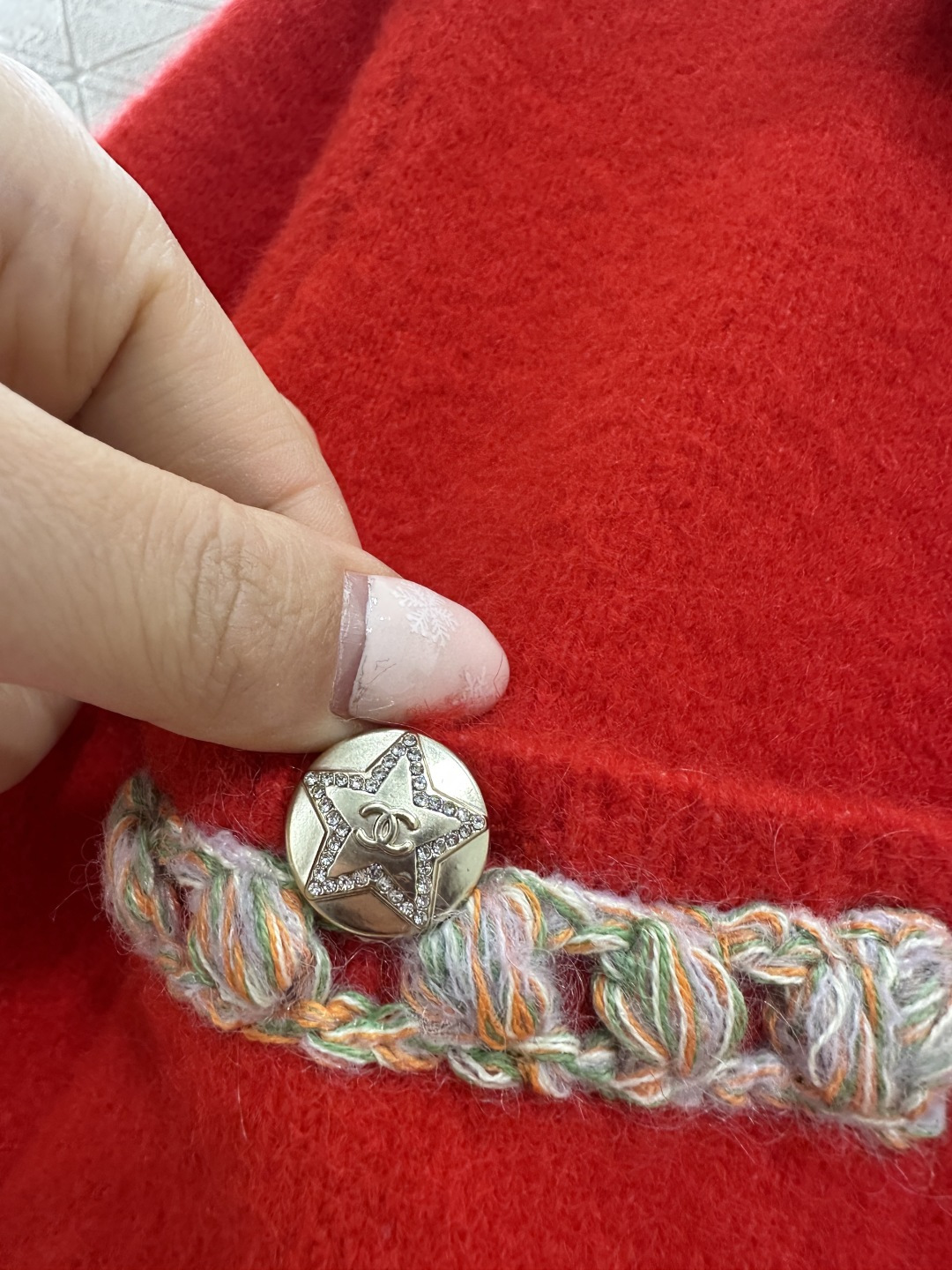 ♥Chane*♥2025新品上架 编织捆边针织开衫定制YB羊绒羊毛纱线织造，穿搭舒适，柔软细腻，翻领针织