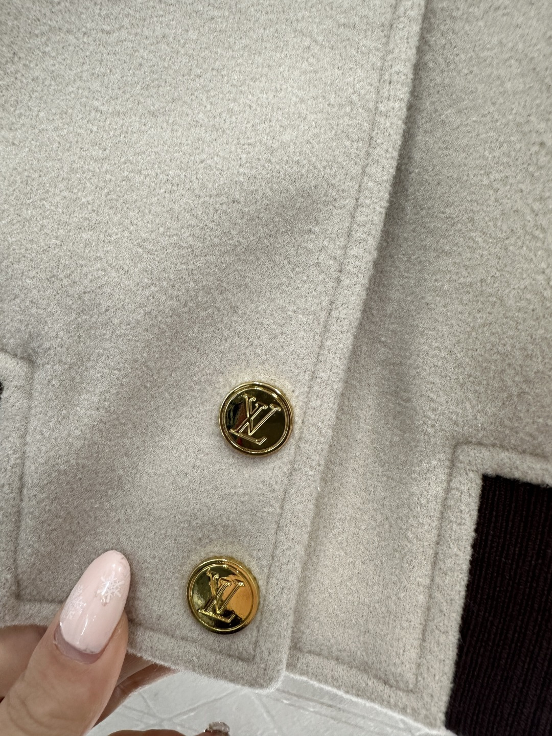 ♥Louis vuitto*♥2026新品上架 拼皮棒球毛呢外套定制YB进口毛呢材质，质感亲肤柔软，轻便