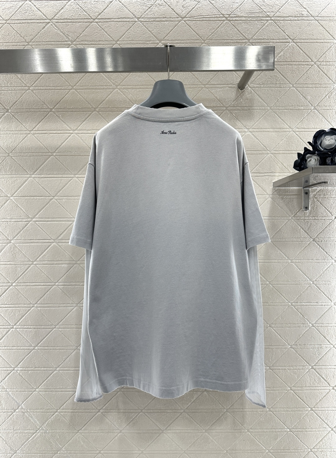 ♥Acne*♥2026新品上架 圆领印花假两件上衣定制YB原生全棉材质，德国进口机器打造，超密度处理，质