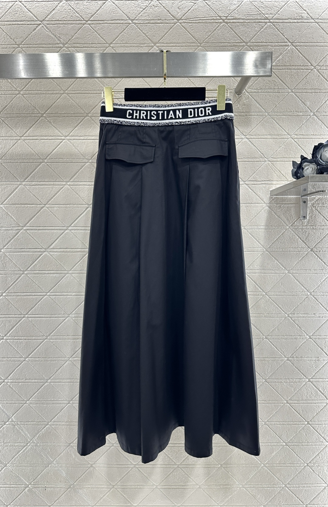 ♥Dio*♥2026新品上架 织带工装伞状半裙定制YB斜纹全棉材质，质感光泽，透气舒适，高腰拉链伞状半裙